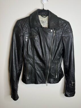 Blink Leather Motorcycle Jacket size xxs